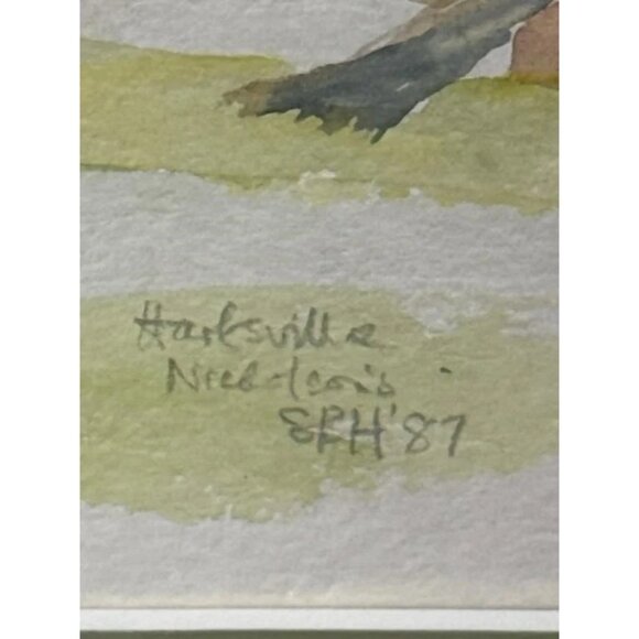 Sally B Hooff Original Landscape Watercolor Coastal Scene PEI Artist - Picture 3 of 4